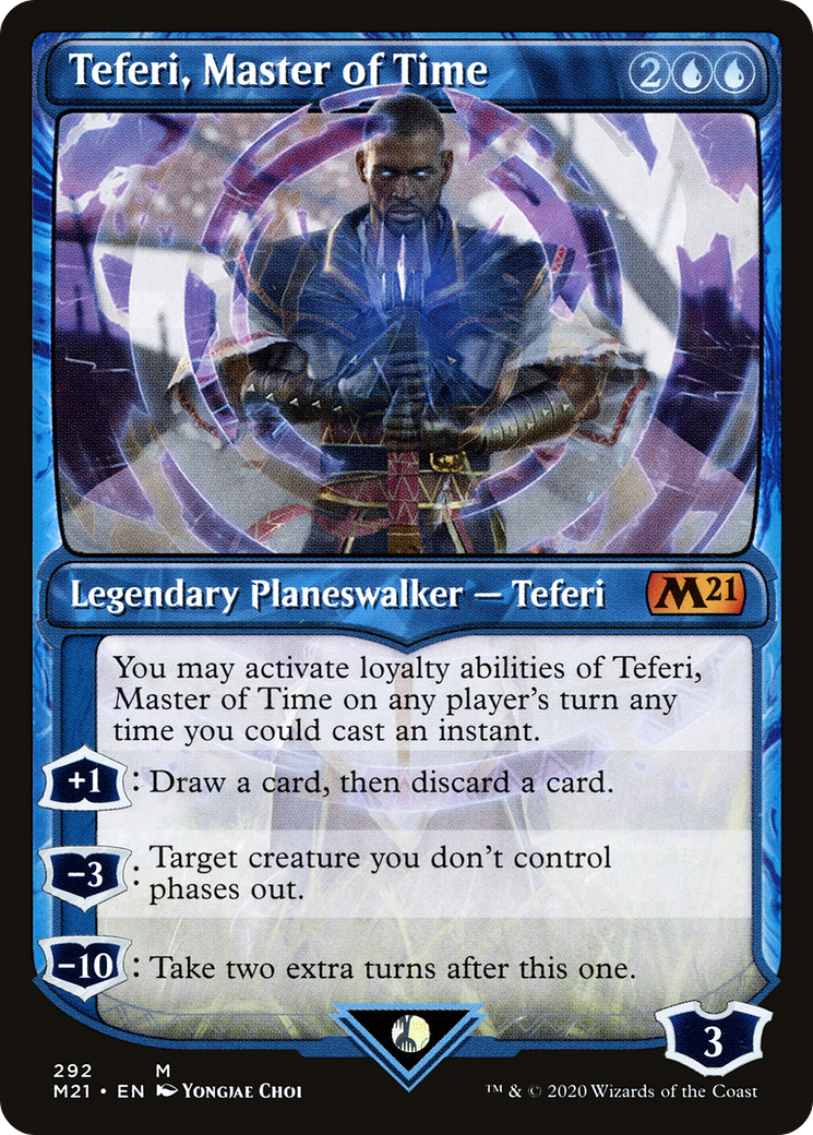 Teferi, Master of Time (Showcase) (M21-292) [Core Set 2021]