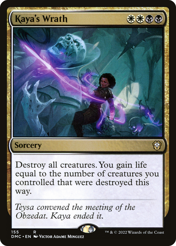 Kaya's Wrath (DMC-155) [Dominaria United Commander]