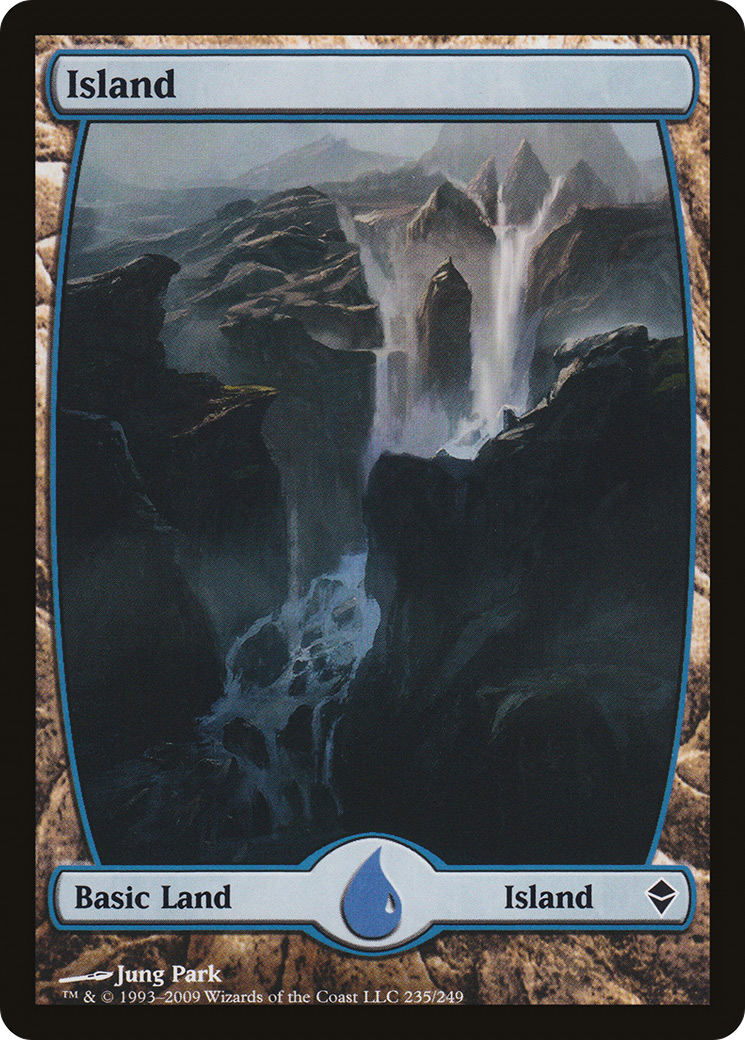 Island (ZEN-235) [Zendikar] Foil