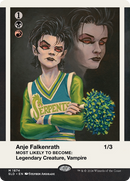 Anje Falkenrath // Anje Falkenrath (SLD-1874) [Secret Lair Drop] (Borderless) Foil