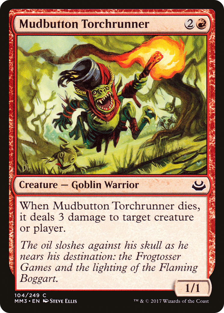 Mudbutton Torchrunner (MM3-104) [Modern Masters 2017]