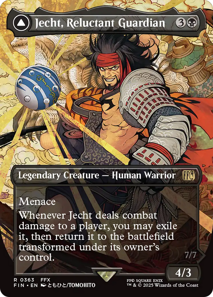 Jecht, Reluctant Guardian (Borderless) (FIN-363) [FINAL FANTASY] (Borderless) Foil
