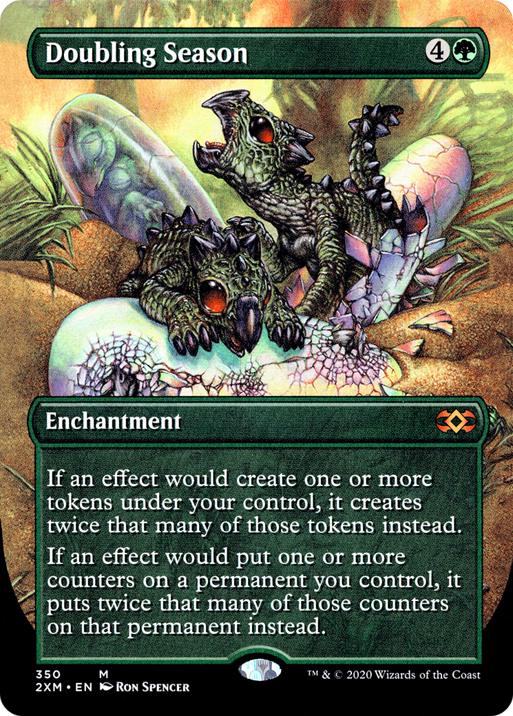 Doubling Season (Borderless) (2XM-350) (Borderless) [Double Masters]