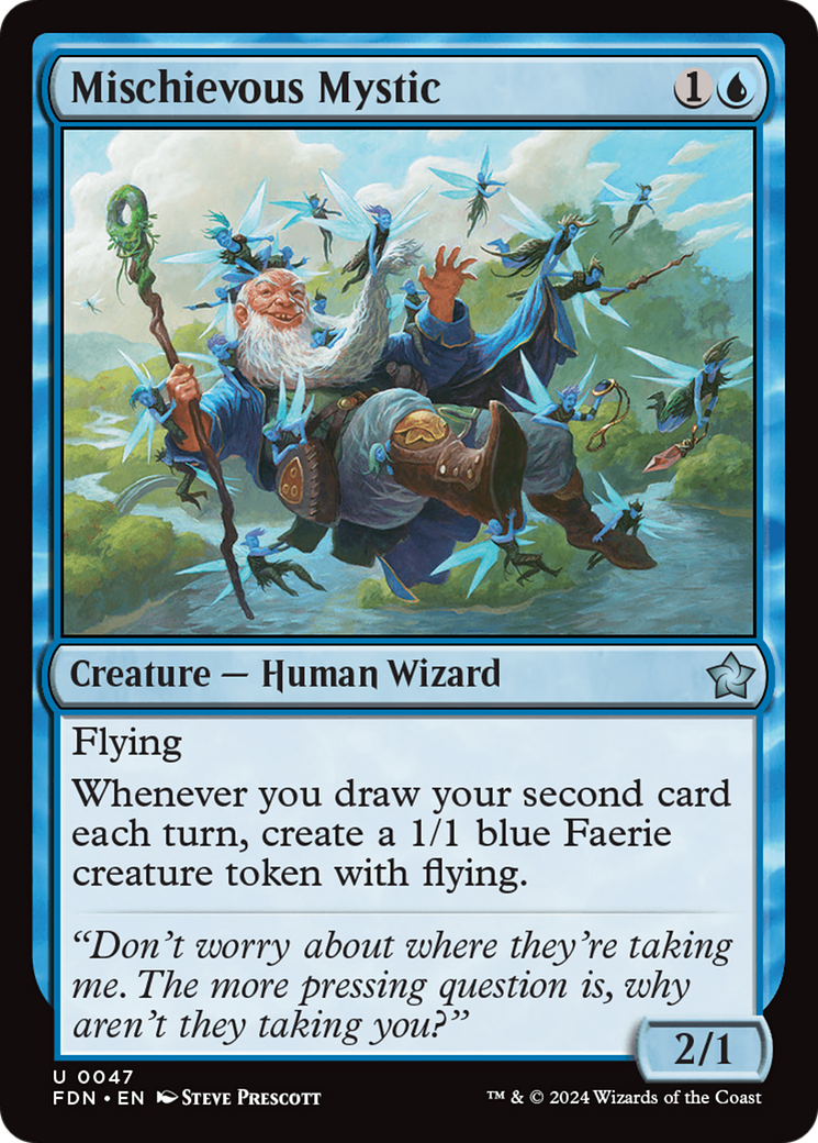 Mischievous Mystic (FDN-047) [Foundations]