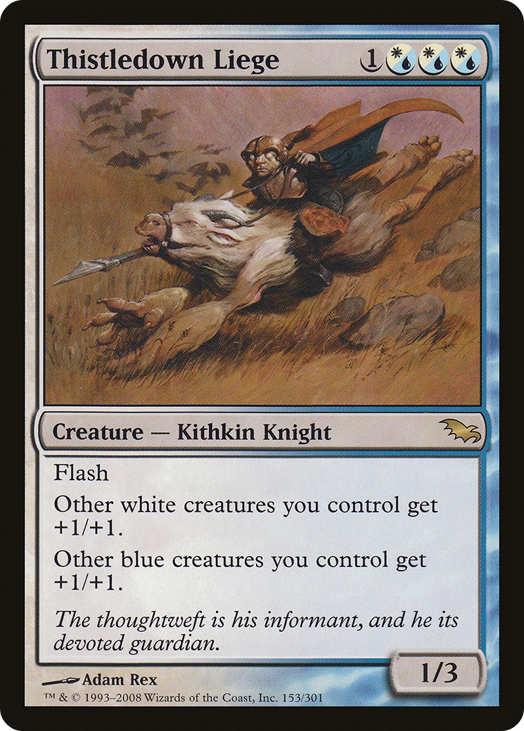 Thistledown Liege (SHM-153) [Shadowmoor] Foil