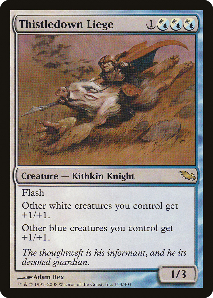 Thistledown Liege (SHM-153) [Shadowmoor]