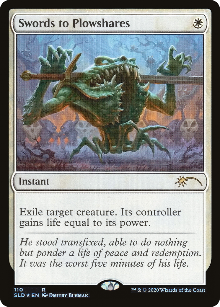 Swords to Plowshares (SLD-110) [Secret Lair Drop]