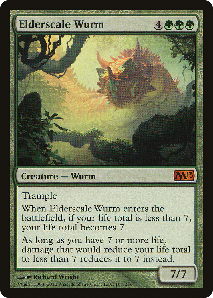 Elderscale Wurm (M13-167) [Magic 2013] Foil