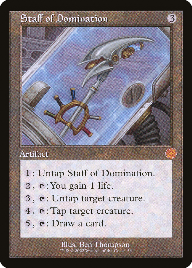 Staff of Domination (BRR-056) [The Brothers' War Retro Artifacts]