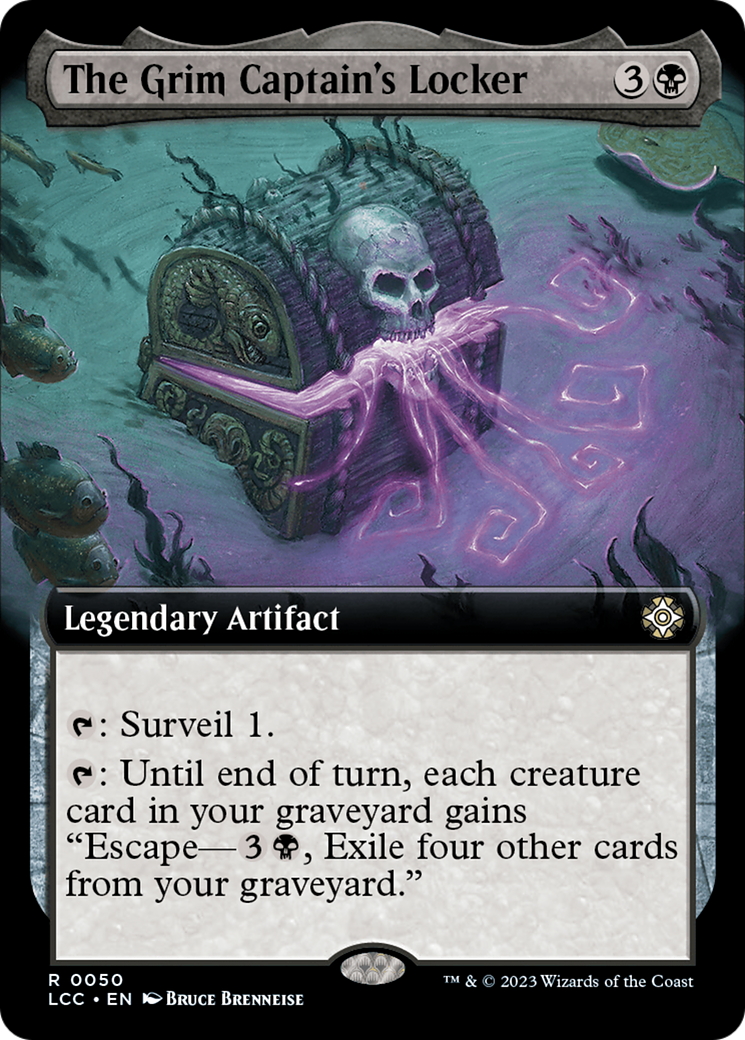 The Grim Captain's Locker (LCC-050) [The Lost Caverns of Ixalan Commander]: (Extended Art)
