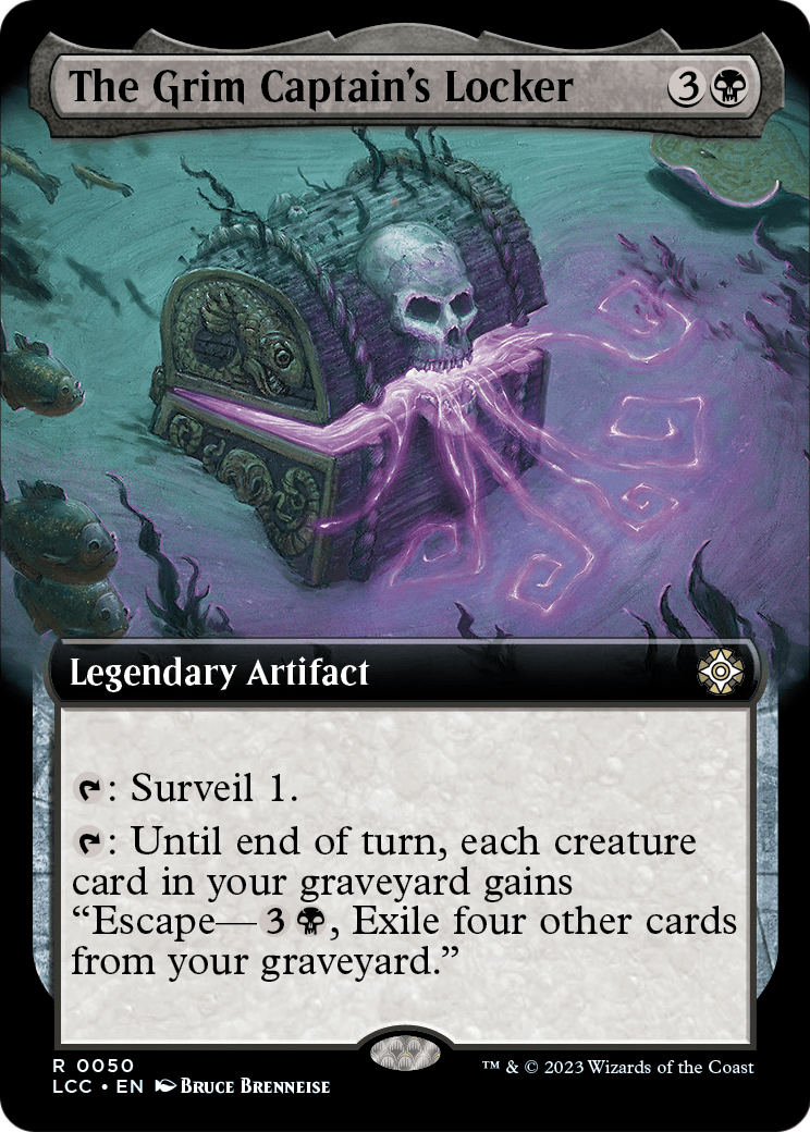 The Grim Captain's Locker (Extended Art) (LCC-050) [The Lost Caverns of Ixalan Commander]