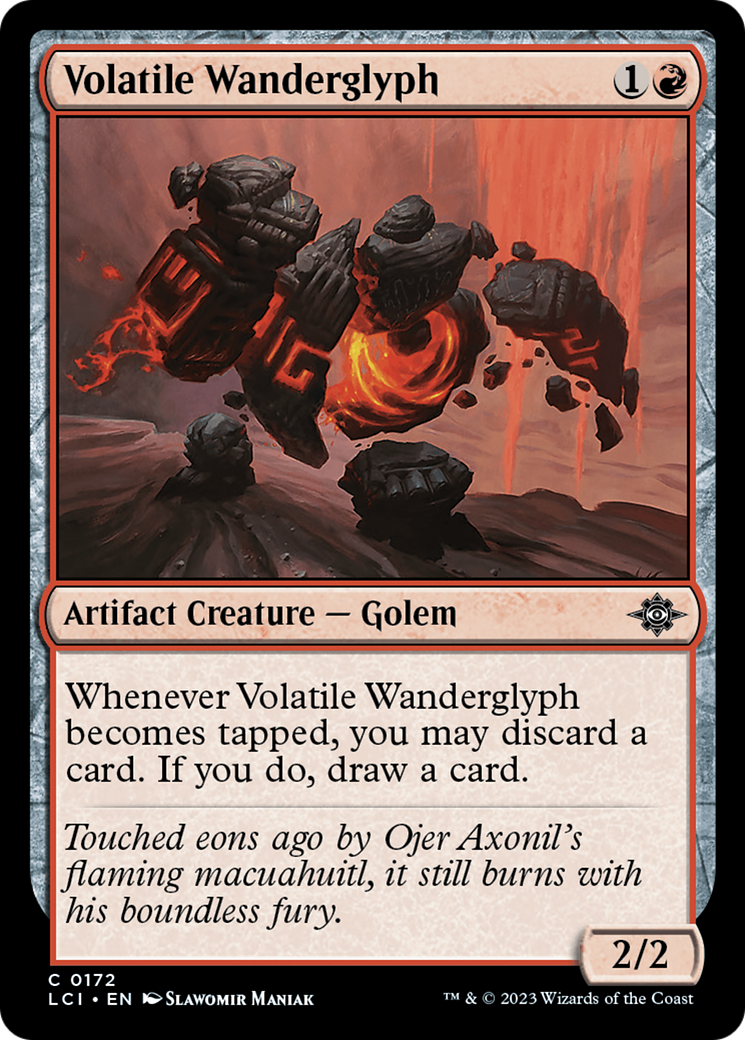 Volatile Wanderglyph (LCI-172) [The Lost Caverns of Ixalan]