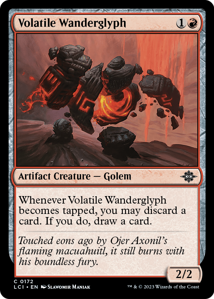 Volatile Wanderglyph (LCI-172) [The Lost Caverns of Ixalan]