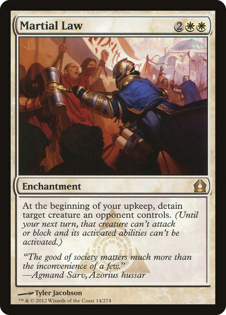 Martial Law (RTR-014) [Return to Ravnica]