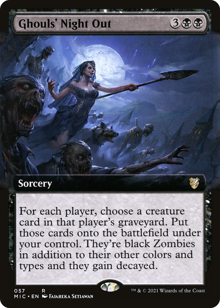 Ghouls' Night Out (MIC-057) [Midnight Hunt Commander]: (Extended Art)