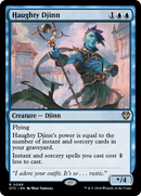 Haughty Djinn (OTC-099) [Outlaws of Thunder Junction Commander] Foil