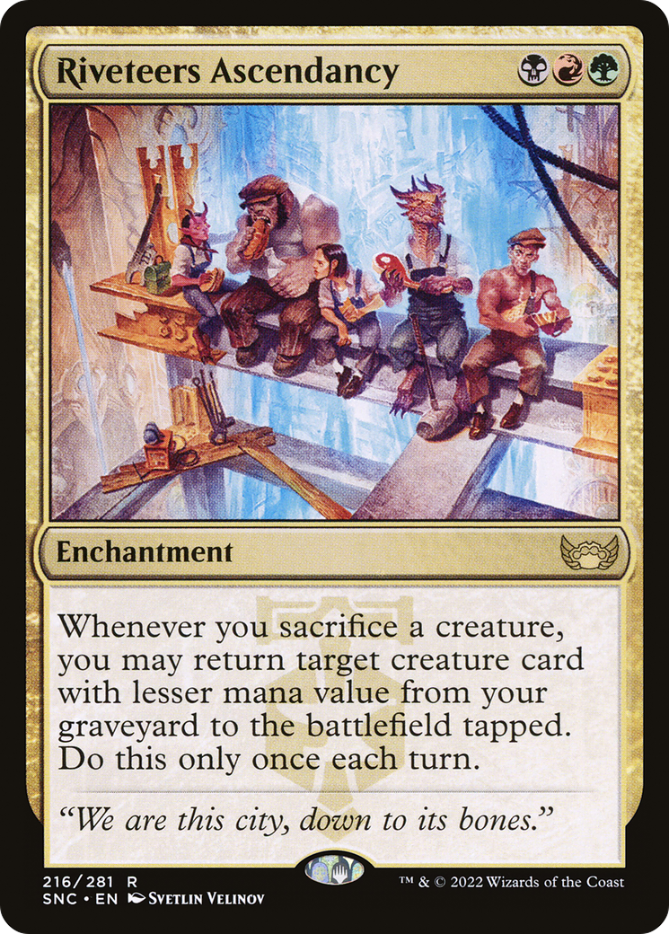 Riveteers Ascendancy (SNC-216) [Streets of New Capenna] Foil