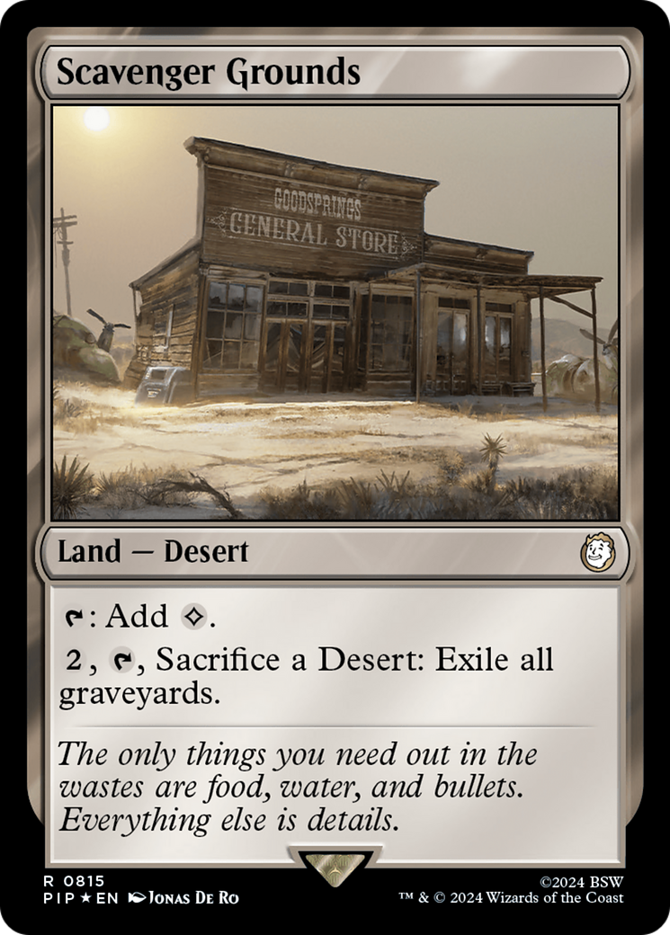 Scavenger Grounds (PIP-815) [Fallout] Foil