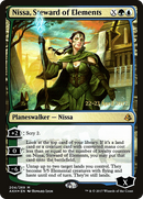 Nissa, Steward of Elements (PRE-204S) [Amonkhet Promos] Foil