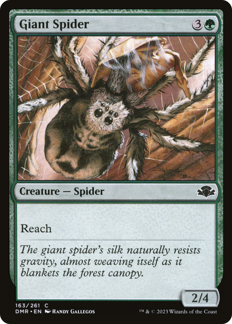 Giant Spider (DMR-163) [Dominaria Remastered] Foil