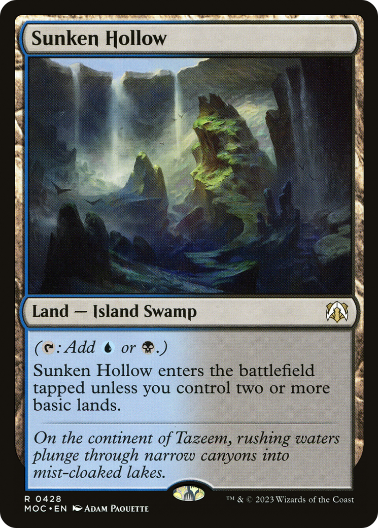 Sunken Hollow (MOC-428) [March of the Machine Commander]