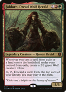 Faldorn, Dread Wolf Herald (CLB-647) [Commander Legends: Battle for Baldur's Gate] Foil