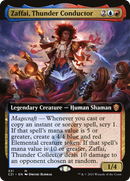 Zaffai, Thunder Conductor (Extended Art) (C21-331) [Commander 2021]