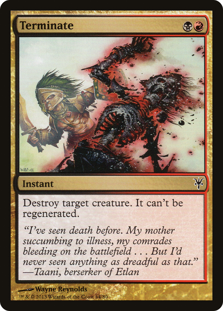 Terminate (DDK-064) [Duel Decks: Sorin vs. Tibalt]