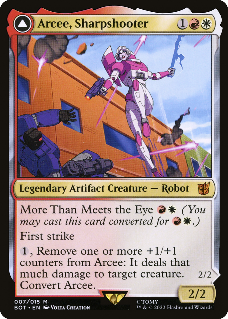 Arcee, Sharpshooter (BOT-007) [Transformers]