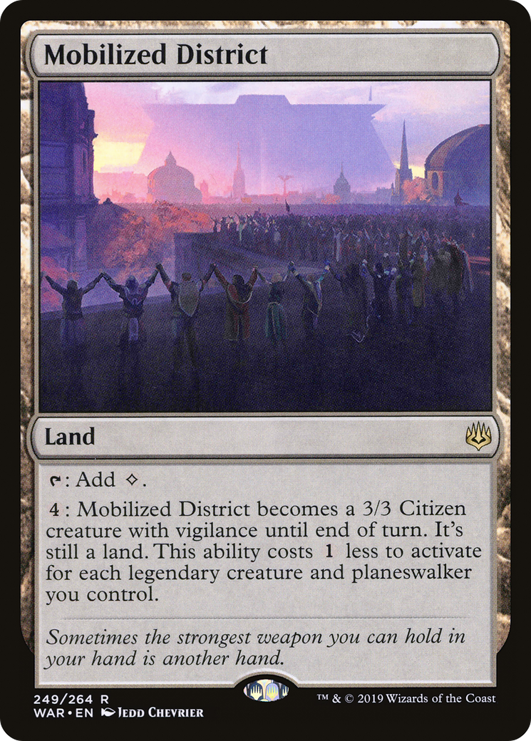 Mobilized District (WAR-249) [War of the Spark]