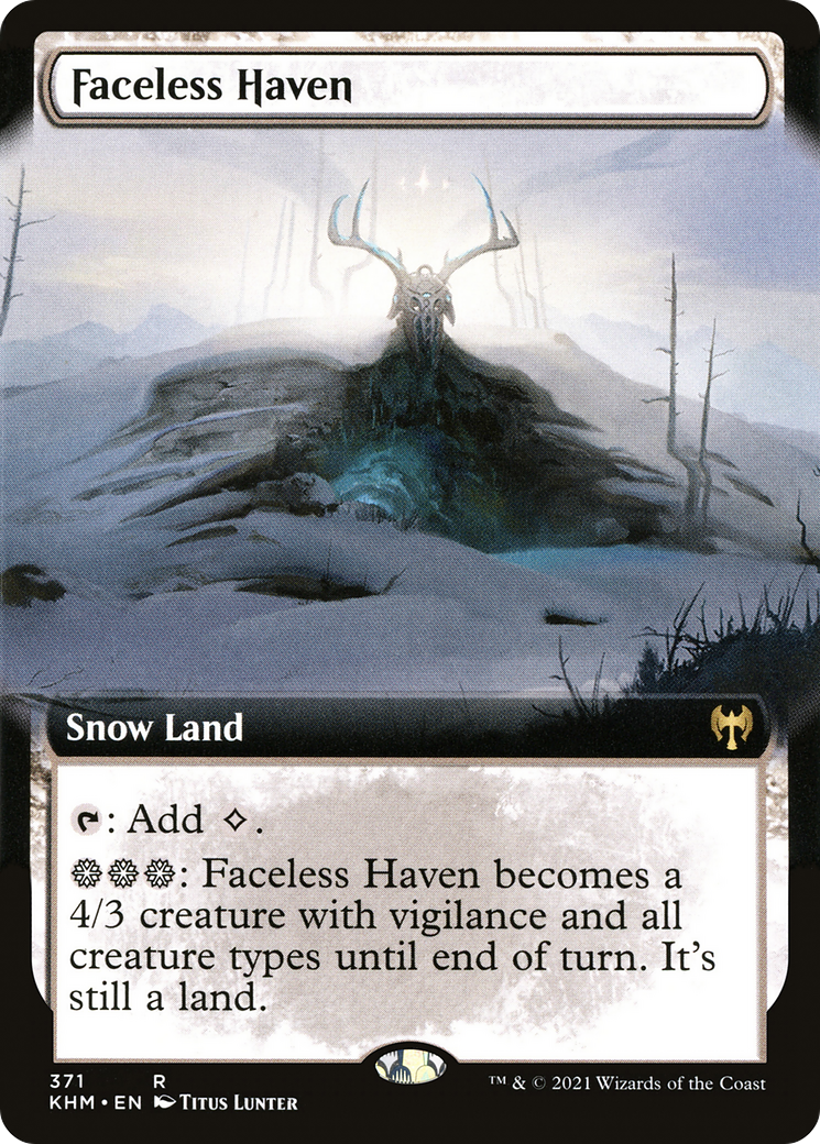 Faceless Haven (Extended Art) (KHM-371) [Kaldheim]