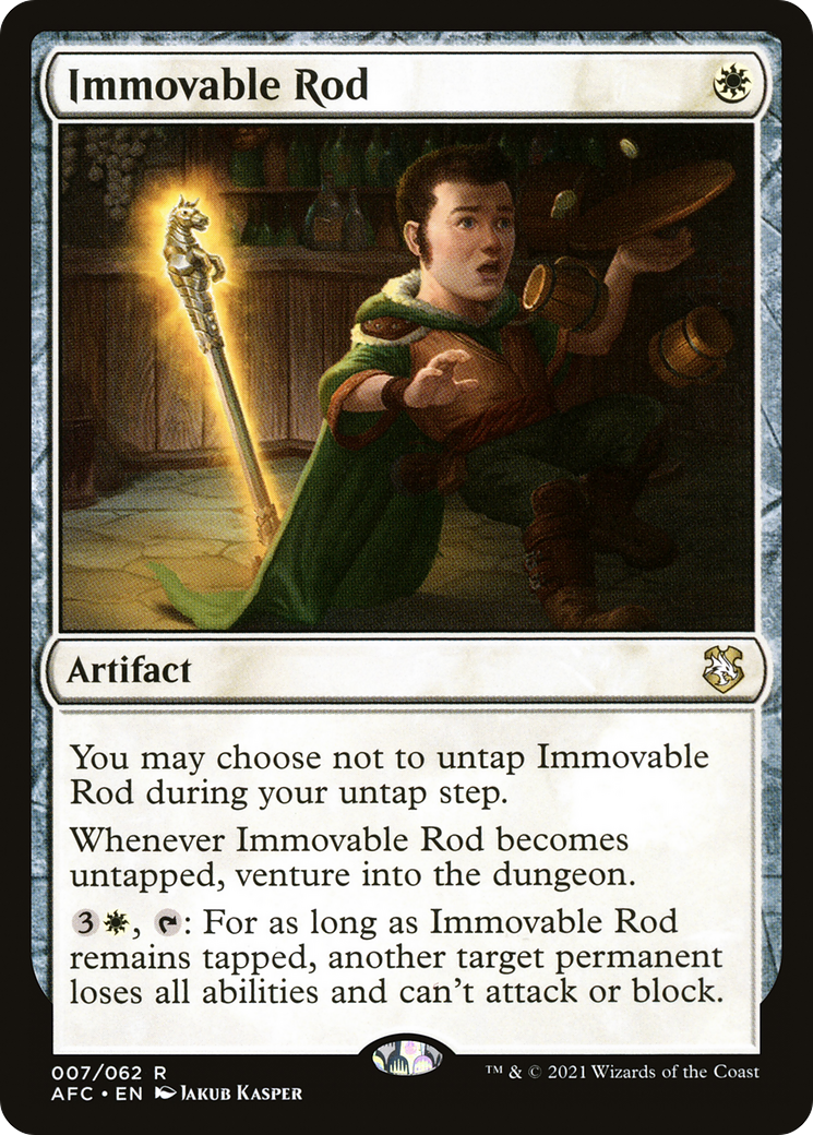 Immovable Rod (AFC-007) [Forgotten Realms Commander]