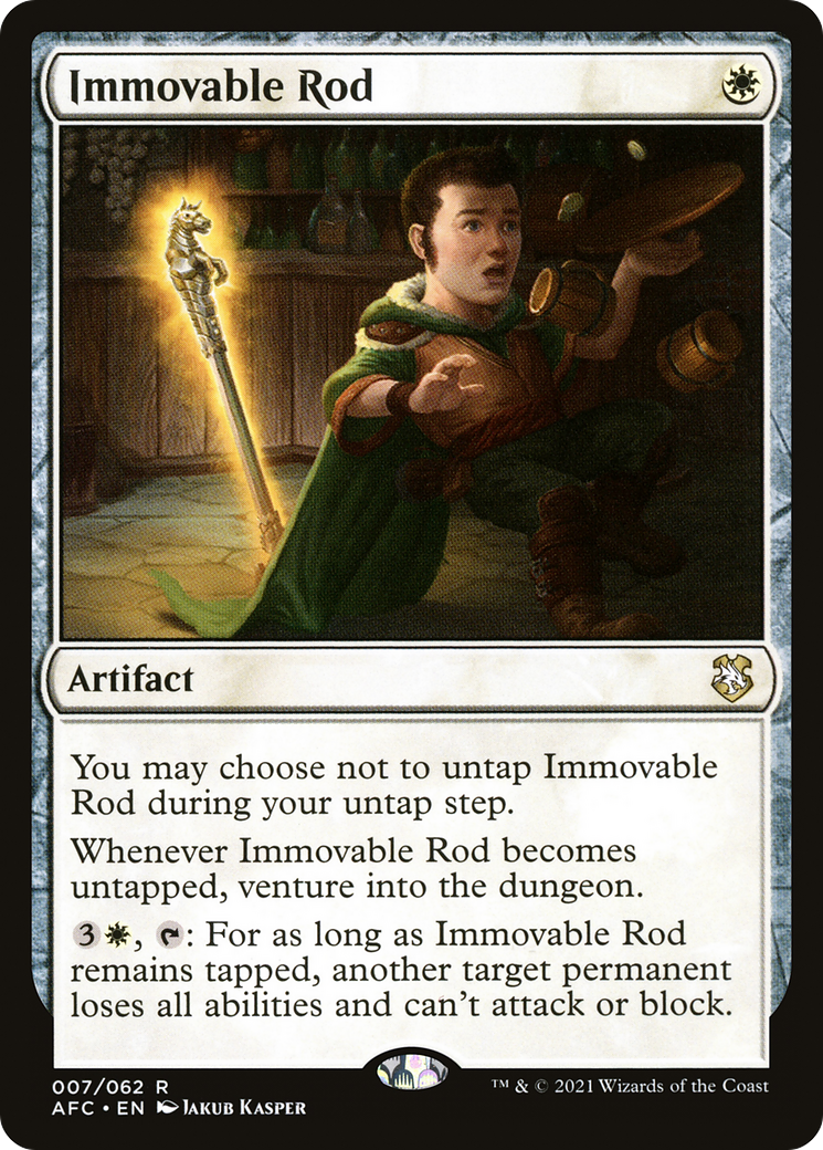 Immovable Rod (AFC-007) [Forgotten Realms Commander]