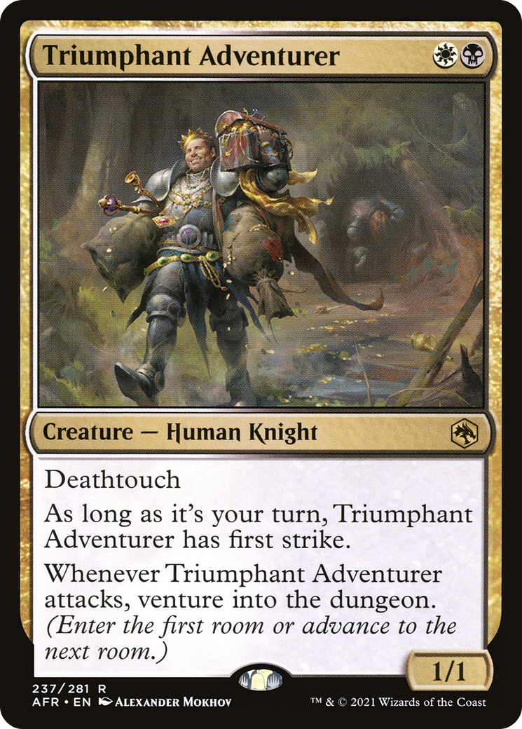 Triumphant Adventurer (AFR-237) [Adventures in the Forgotten Realms]