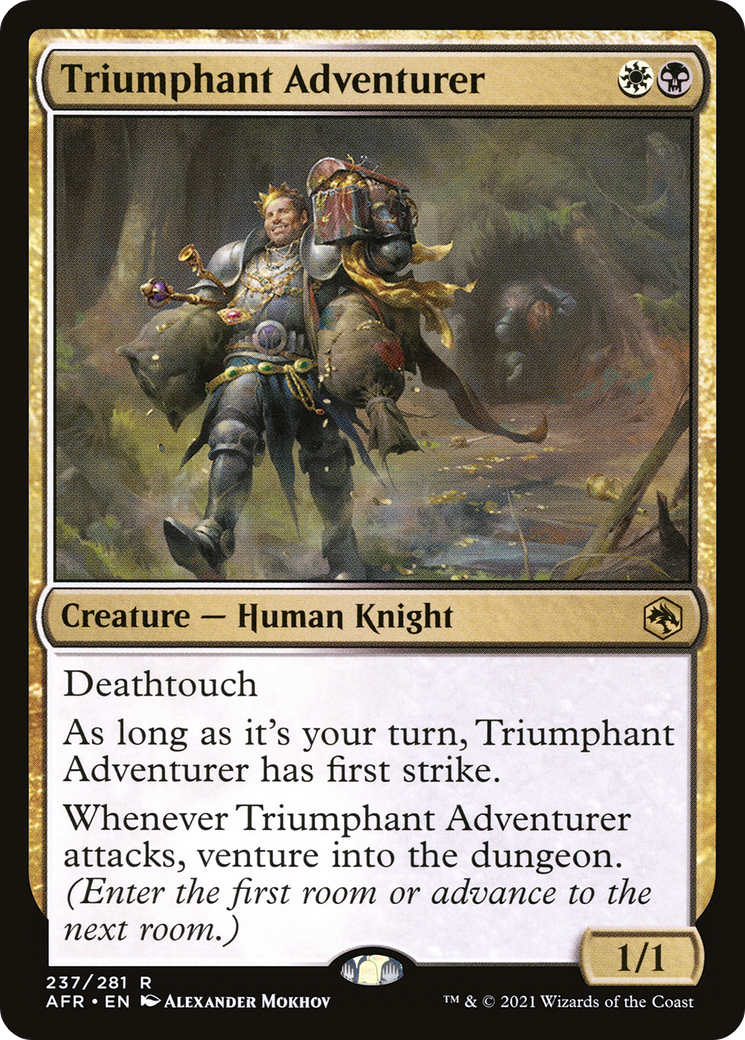 Triumphant Adventurer (AFR-237) [Adventures in the Forgotten Realms]