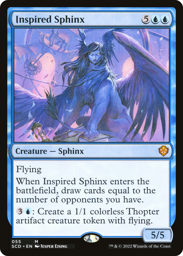 Inspired Sphinx (SCD-055) [Starter Commander Decks]
