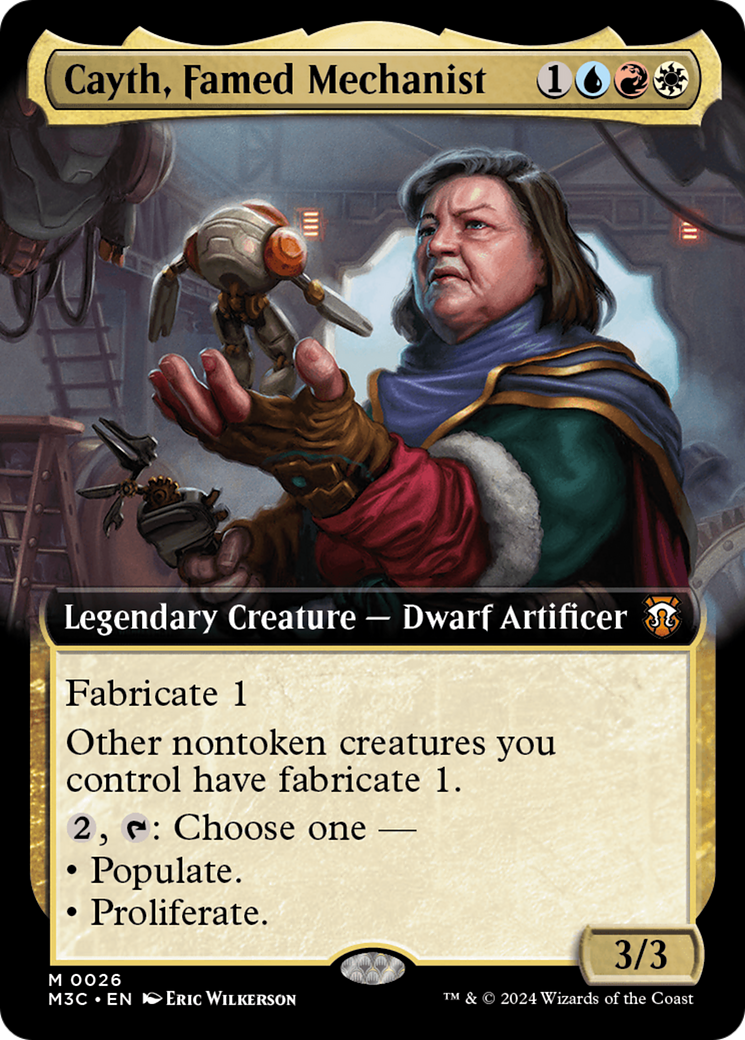 Cayth, Famed Mechanist (M3C-026) [Modern Horizons 3 Commander]: (Extended Art)