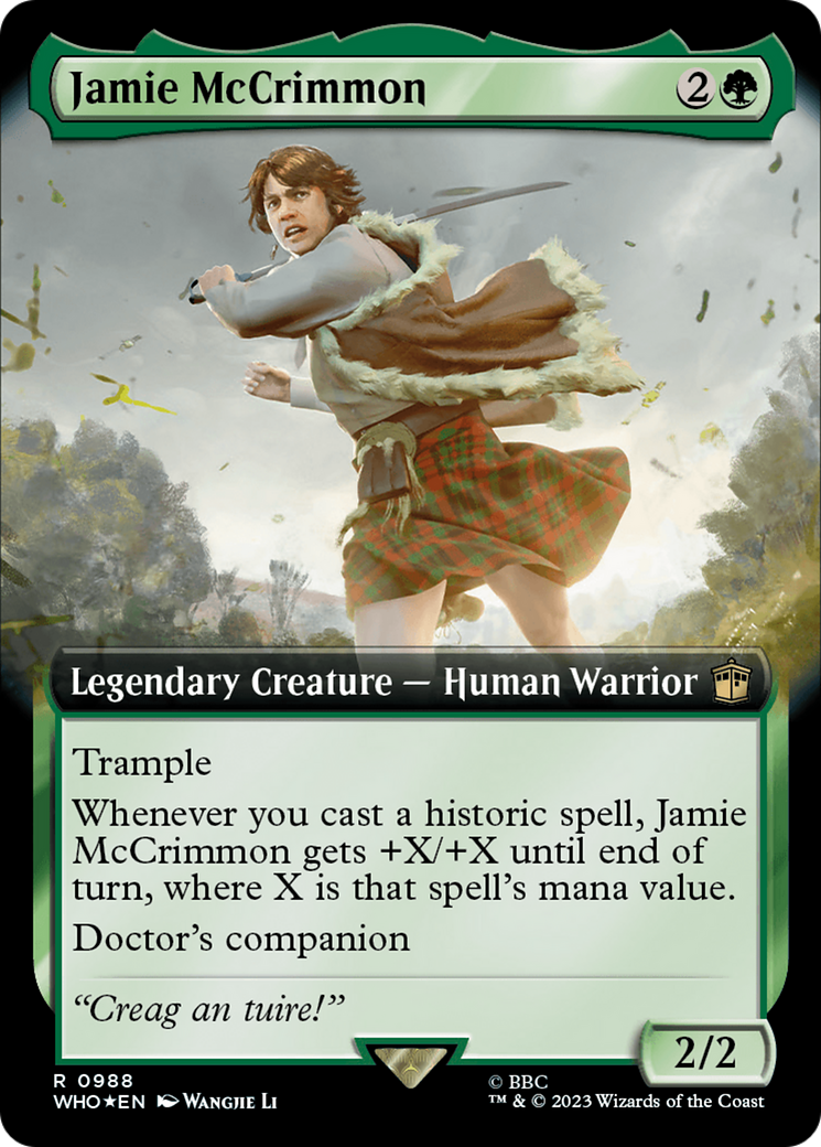 Jamie McCrimmon (WHO-988) [Doctor Who]: (Extended Art) Foil