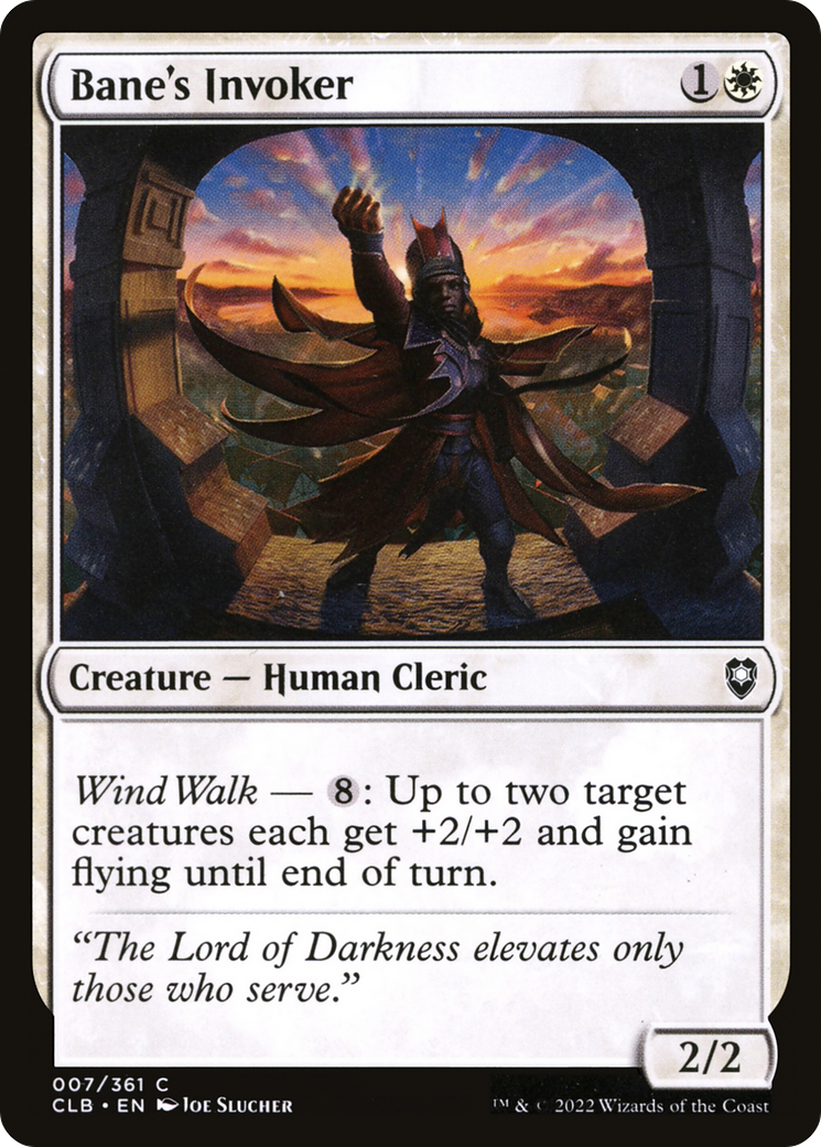 Bane's Invoker (CLB-007) [Commander Legends: Battle for Baldur's Gate]