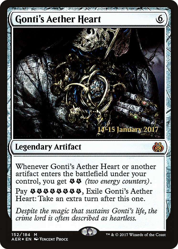 Gonti's Aether Heart (PRE-152S) [Aether Revolt Promos] Foil