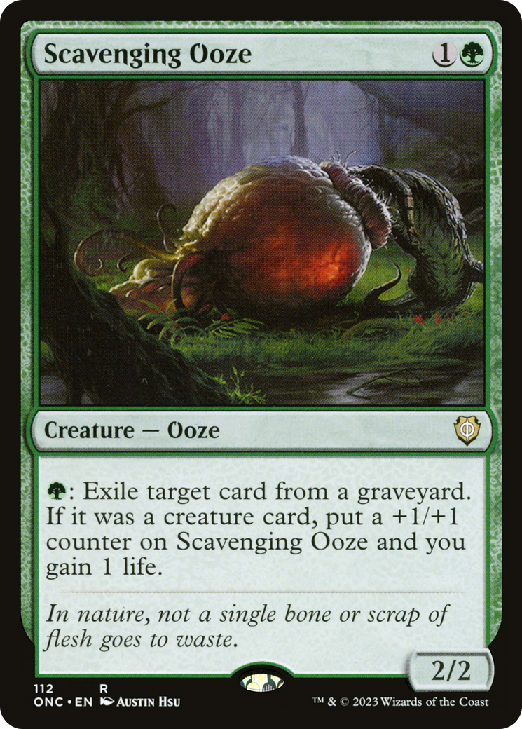 Scavenging Ooze (ONC-112) [Phyrexia: All Will Be One Commander]