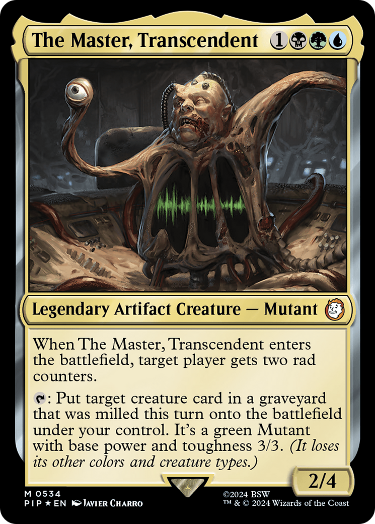 The Master, Transcendent (PIP-534) [Fallout] Foil