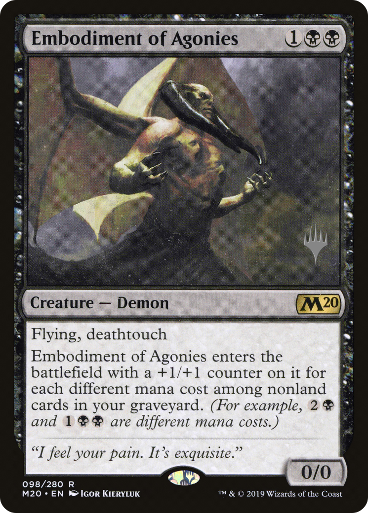 Embodiment of Agonies (PPM20-98P) [Core Set 2020 Promos] Foil