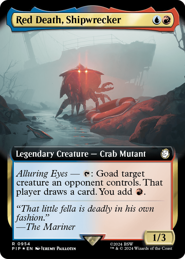 Red Death, Shipwrecker (Extended Art) (Surge Foil) (PIP-954) [Fallout] Foil