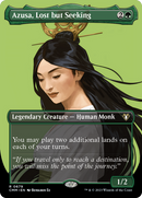 Azusa, Lost but Seeking (CMM-679) [Commander Masters] (Borderless) Foil