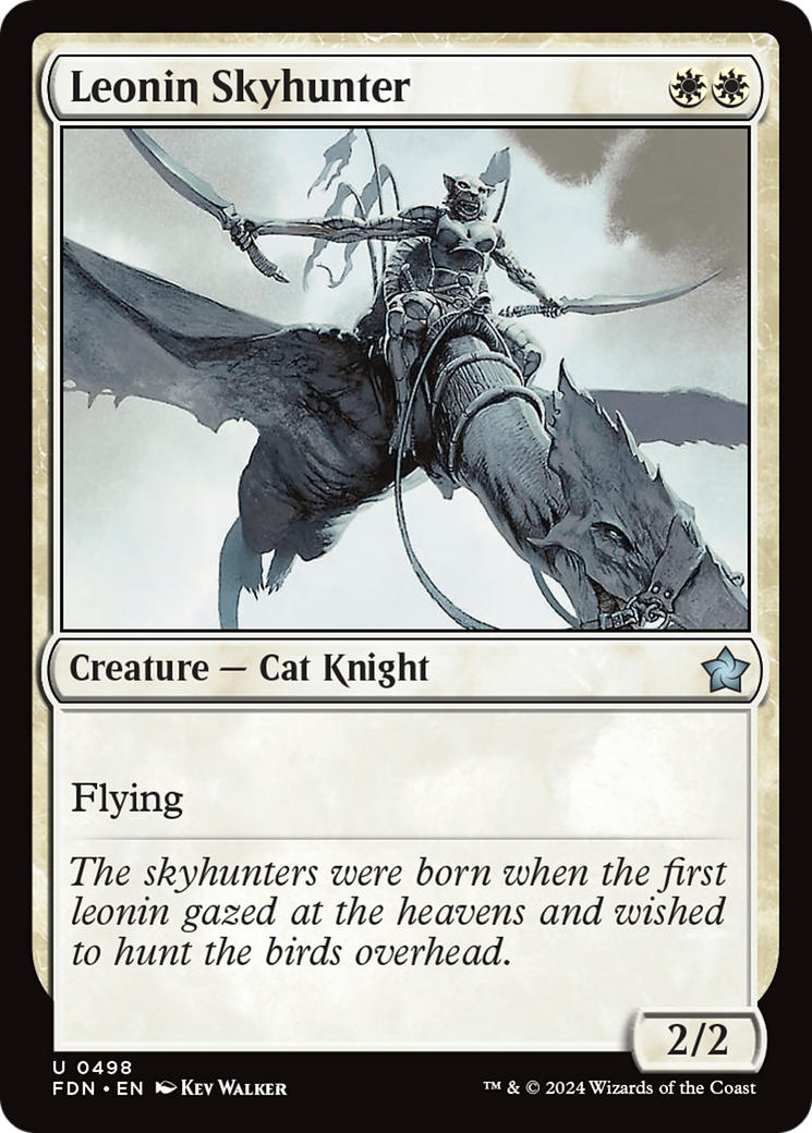 Leonin Skyhunter (FDN-498) [Foundations]