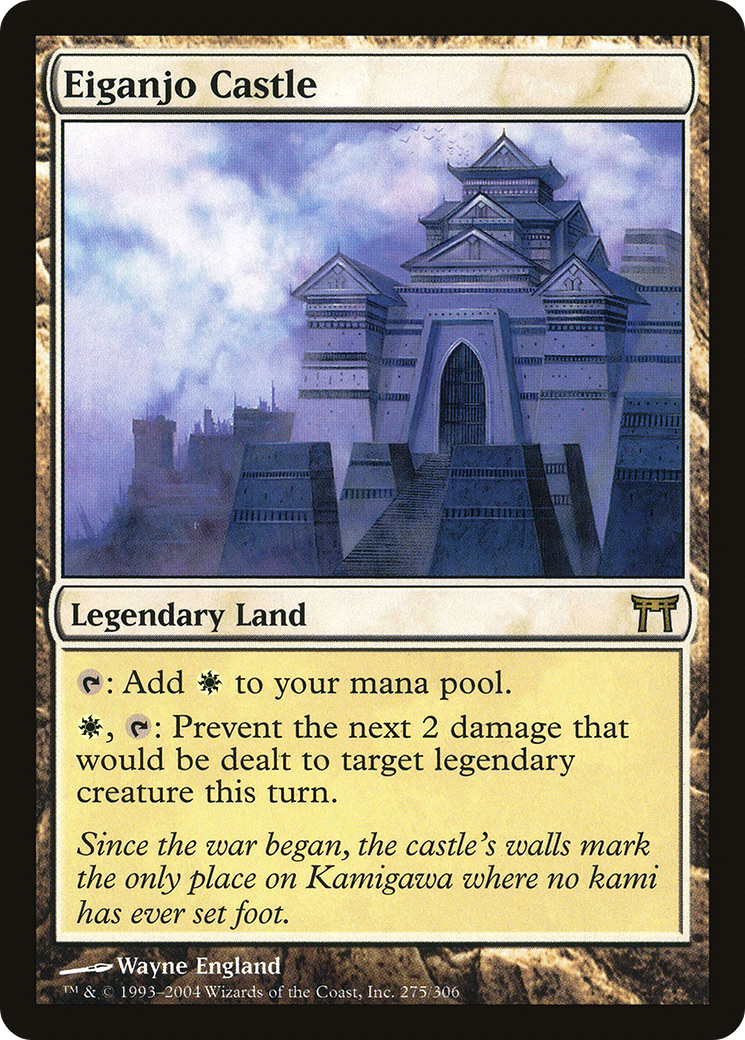 Eiganjo Castle (CHK-275) [Champions of Kamigawa]