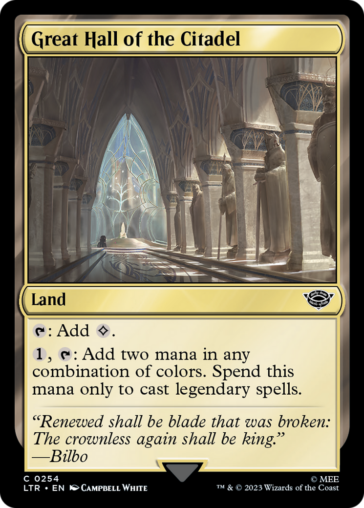 Great Hall of the Citadel (LTR-254) [The Lord of the Rings: Tales of Middle-earth]