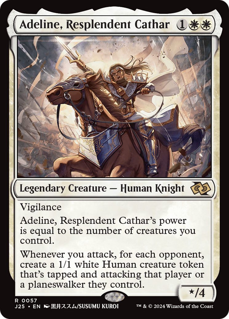 Adeline, Resplendent Cathar (J25-057) [Foundations Jumpstart]