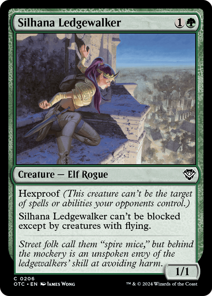 Silhana Ledgewalker (OTC-206) [Outlaws of Thunder Junction Commander]